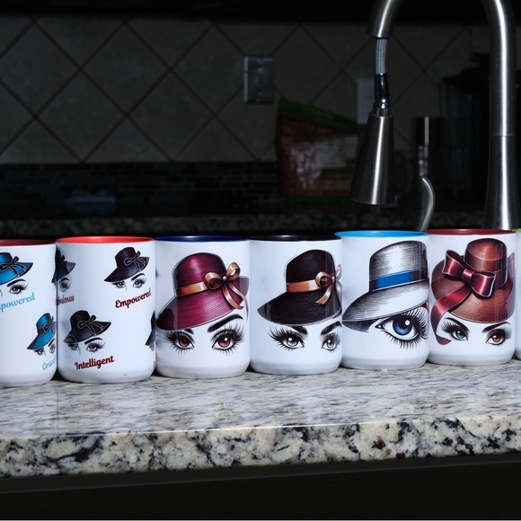 Custom Made Eyes of Allure Ceramic Mug (15 oz) - Picture 4 of 4